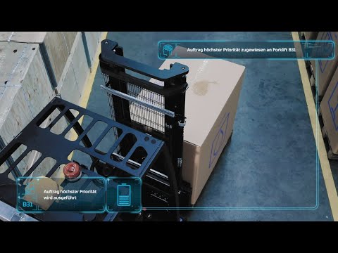 ZF Innovation Forklift, vorgestellt auf der Hannover Messe 2018 (DE)