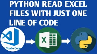 Read Excel File IN PYTHON WITH JUST ONE LINE OF CODE | Import Excel data file into python pandas