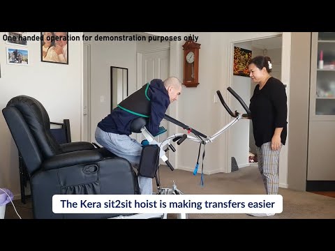 Kera sit2sit - How easy is it to use? Making wheelchair transfers easier than sling hoist