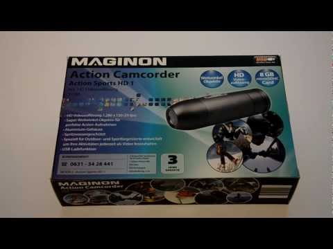Unboxing /Review Maginon Sport Cam