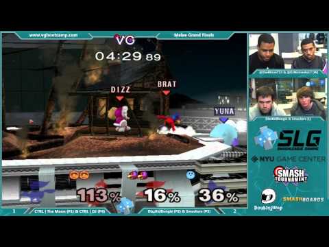 Smash League: NY - CTRL | The Moon & DJNintendo Vs. DizzKidBoogie * Smuckers - SSBM Finals - Melee