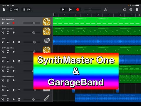 SynthMaster One & GarageBand - Let’s Make a Track - Tutorial for the iPad