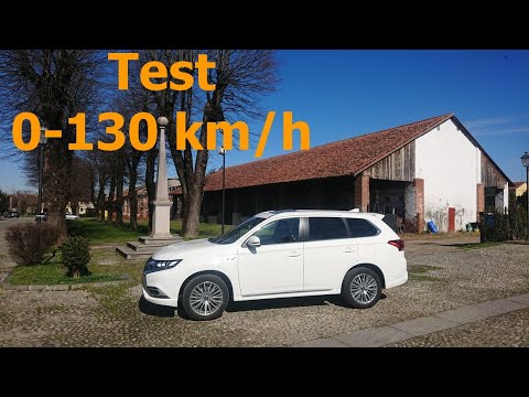 2020 Mitsubishi Outlander Phev 2020, 0-130 km/h test accellerazione