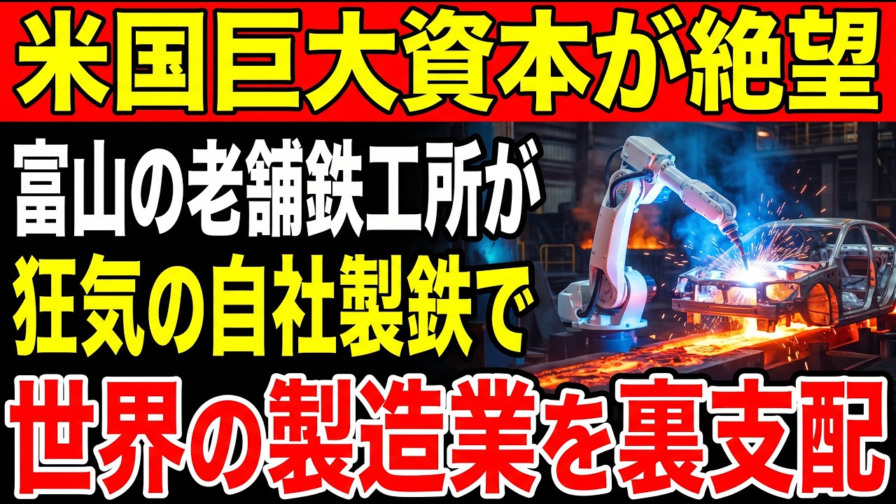 【逆襲】「おもちゃだ」と罵倒された富山の製鉄屋が、アメリカの巨大ロボット帝国を滅ぼした理由