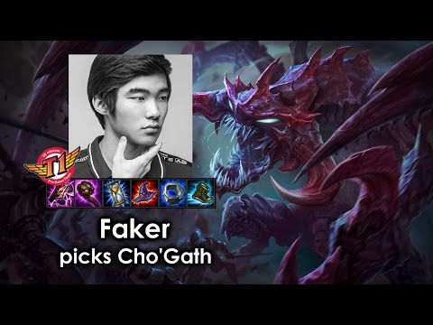 Faker picks Cho'Gath