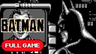 Batman: The Video Game GAME BOY FULL GAME Longplay Gameplay Walkthrough Playthrough VGL