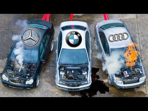 I blew up a BMW, Audi & Merc: which lasted longest?