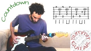 The Black Keys - Countdown - Guitar lesson / tutorial / cover with tablature
