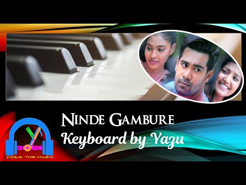 Ninde Gambure (නින්දේ ගැඹුරේ ආශා මවා) | Deweni Inima | Keyboard Version with Lyrics