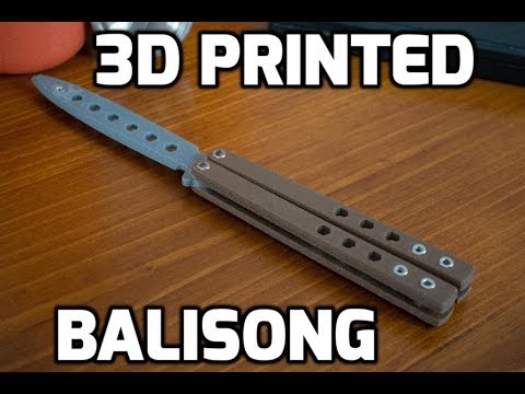 Archivo STL Cuchillo Balisong 🛠️・Objeto imprimible en 3D para