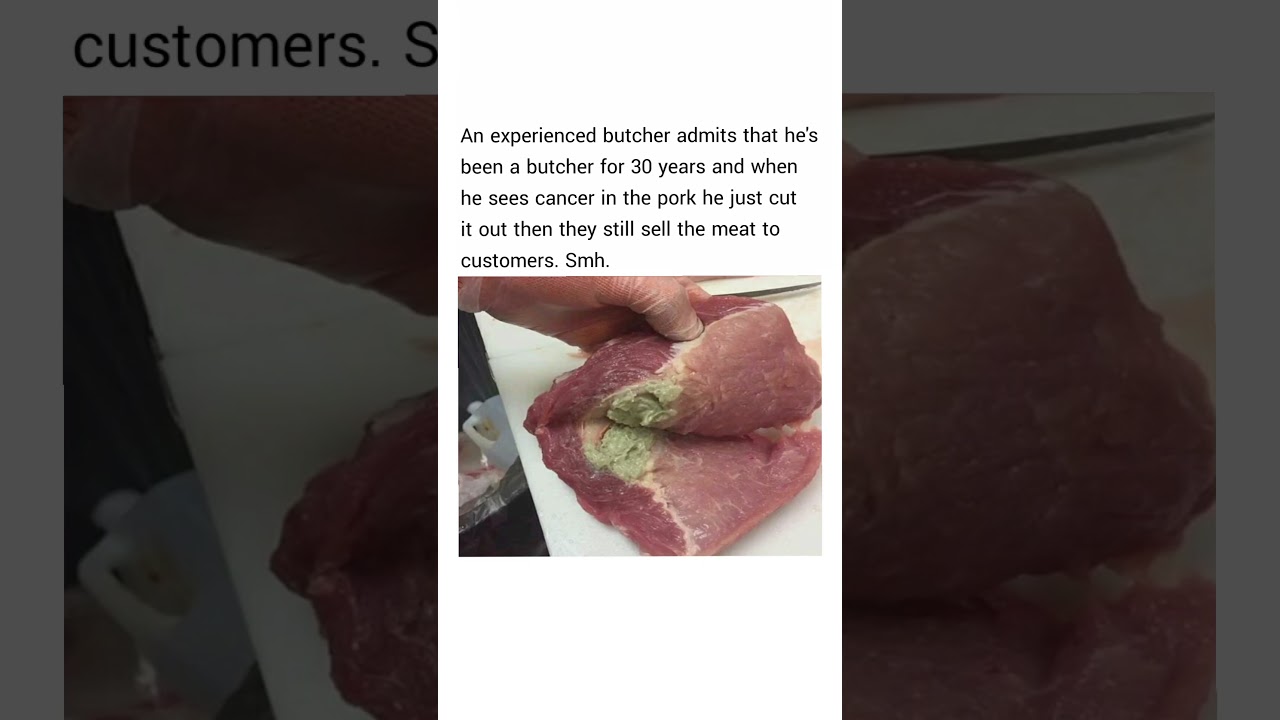 30 years experienced butcher admits dark reality .