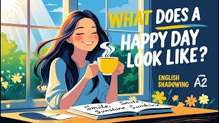 What Does a Happy Day Look Like? | A2 English Shadowing