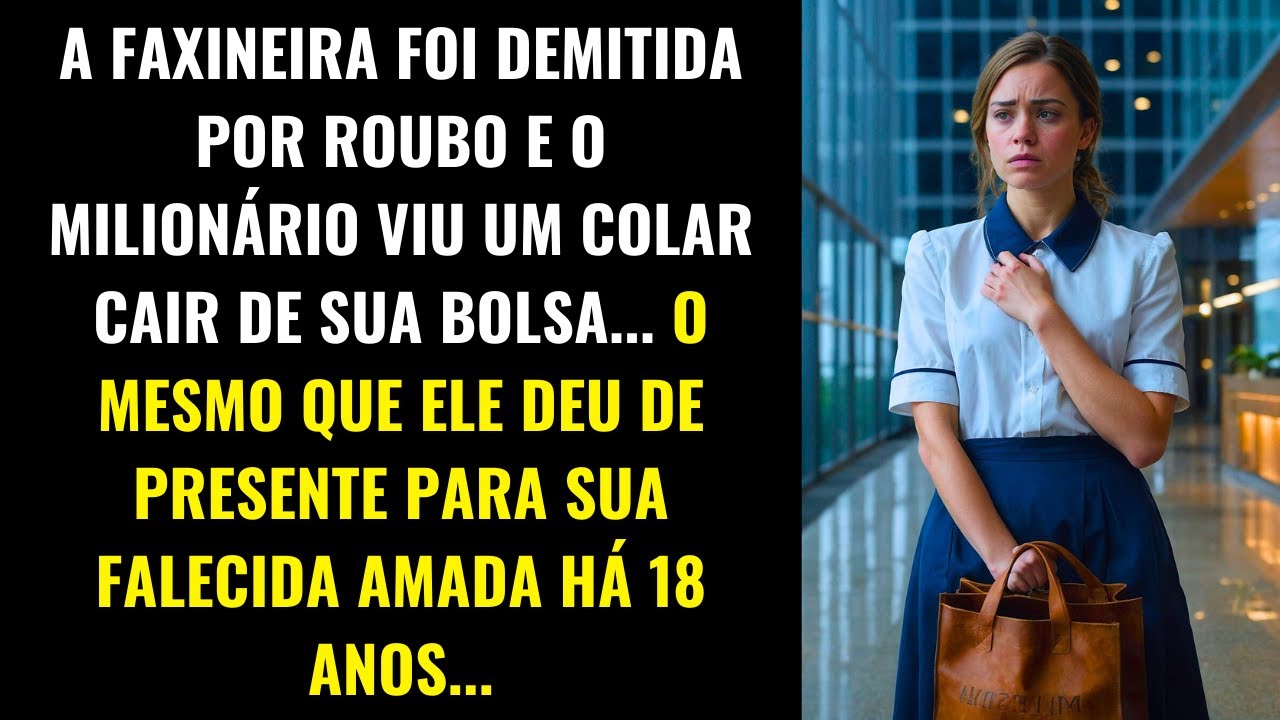 MILIONÁRIO VÊ NA BOLSA DA FAXINEIRA O COLAR QUE DEU À SUA AMADA FALECIDA...