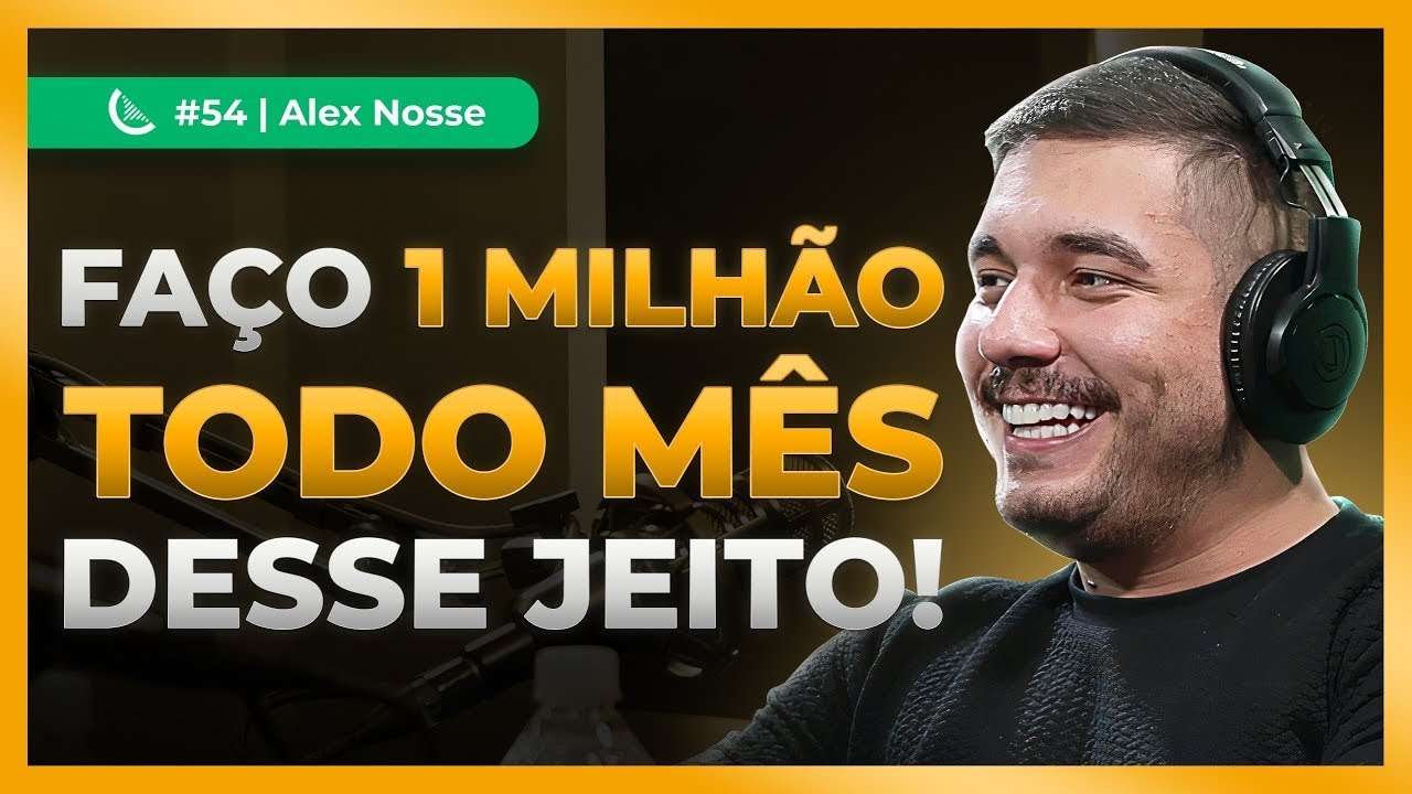 ''Transformei 600 Reais em 1 MILHÃO Por Mês Com Essa Estratégia'' | Alex Nosse - Kiwicast #54