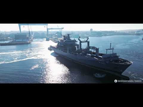 Ankunft EGV Berlin bei GERMAN NAVAL YARDS _08.02.2023