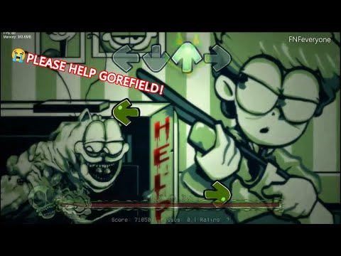 😂[SWAP] FNF The Great Punishment but Jon Vs Gorefield SWAP - Gorefield V2 mod - Friday Night Funkin'