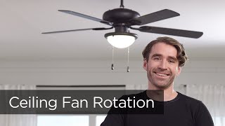 Tips on Ceiling Fan Rotation