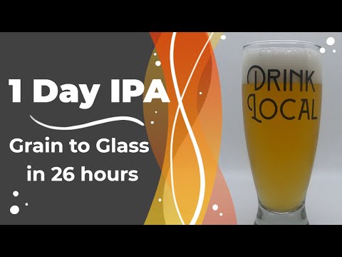 Record Breaking Brew? - How to Brew a 1 Day IPA  - Grain to Glass in 26 Hours!