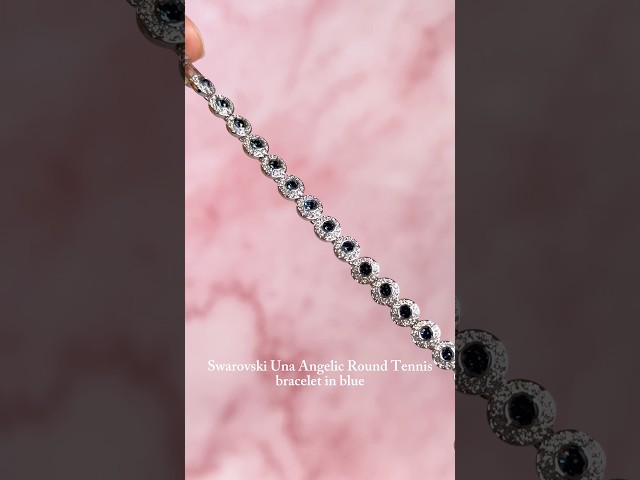 Vídeo relacionado con Swarovski Pulsera Tennis Angelic, Talla redonda, Pavé, Mediana, Blanca, Baño tono oro rosa