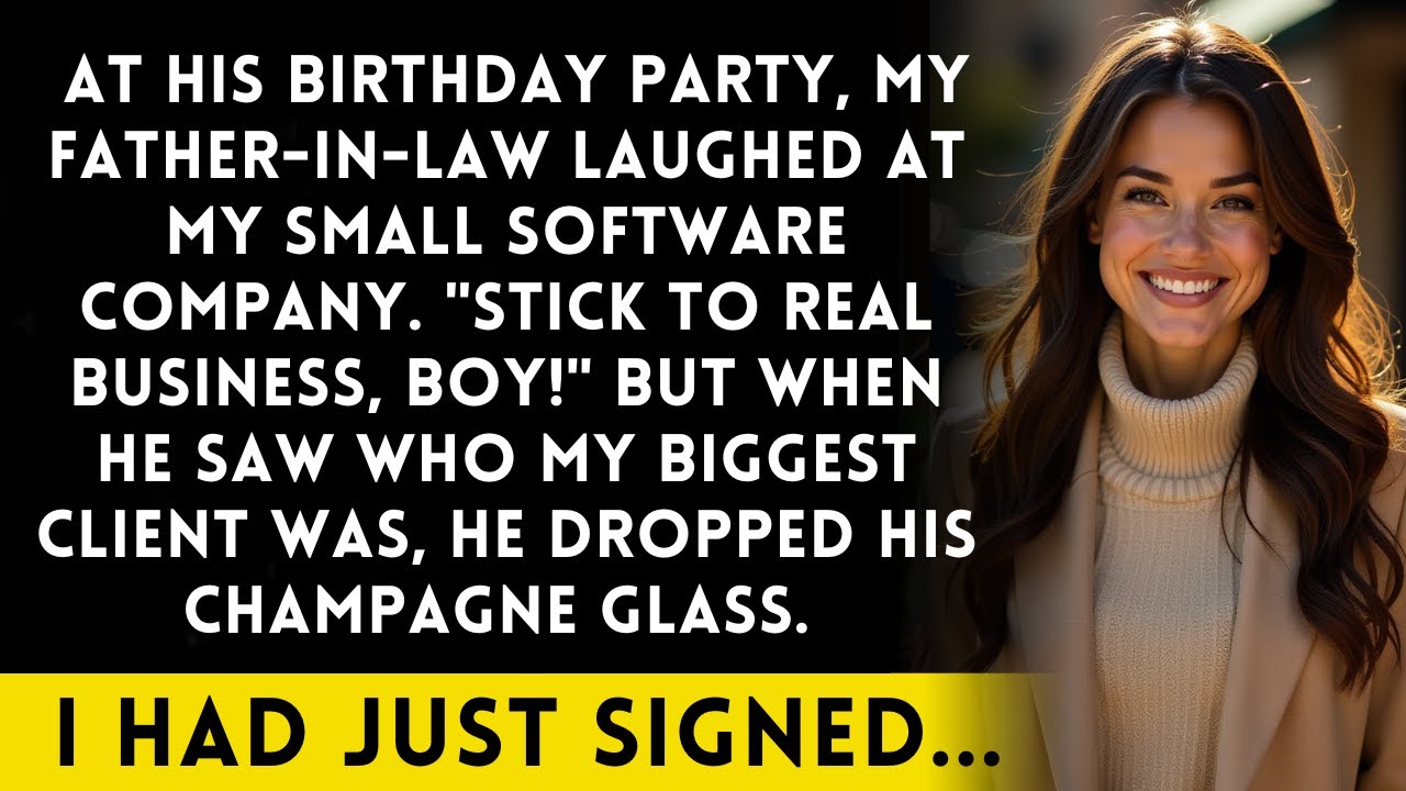 My Billionaire Father-in-Law Mocked My Startup. His Face Turned White When He Saw My Client List!