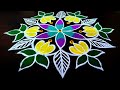 Easy Sankranthi Muggulu 🌹 5×3 Dots New Year Rangoli 2024🌹 Pongal Kolam 🌹 RS Rangoli