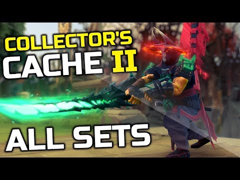 TI9 Battle Pass - 2019 Collector's Cache Treasure II - ALL SETS Preview Dota 2 Compendium