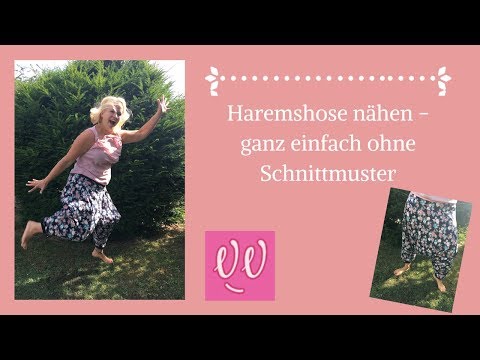 Sewing harem pants - easy without a pattern