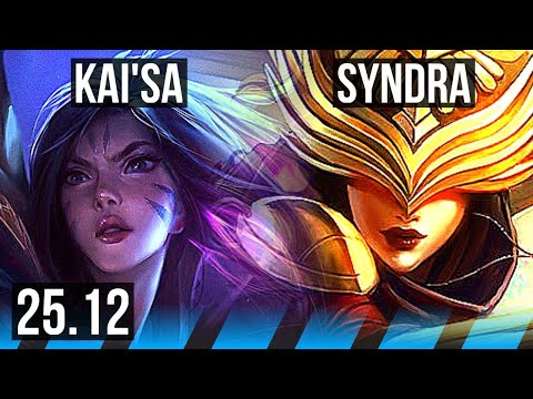 KAI'SA vs SYNDRA (MID) | 7/1/8 | EUW Master | 25.12