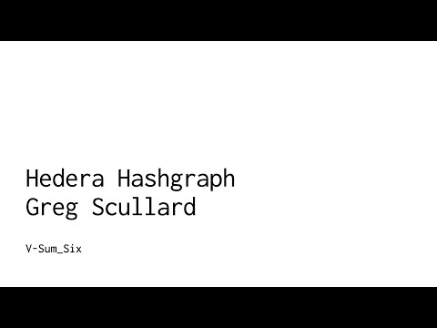 Hedera Hashgraph technical briefing thumbnail