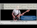 With or without you - U2 - Bass guitar cover - With Tab and Score for free