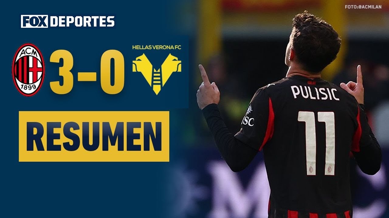MILAN VENCIÓ CON AUTORIDAD | AC Milan 3-0 Hellas Verona | HIGHLIGHTS | #SerieAenFOX