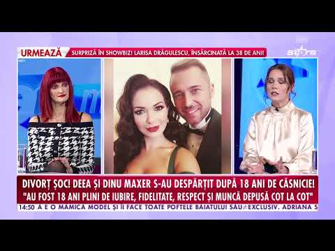 Divorț șoc! Deea și Dinu Maxer s-au despărțit dupa 18 ani de căsnicie!