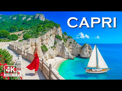 Capri 4K Nature Relaxation Film -  Calming Piano Music   Natural Landscape
