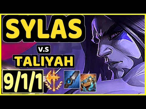 JANKOS (SYLAS) vs TALIYAH - 9/1/1 KDA JUNGLE CHALLENGER GAMEPLAY - EUW