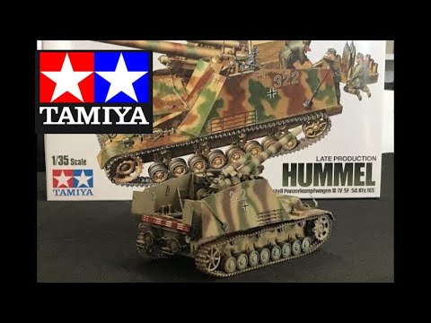 Tamiya sdkfz 165 Hummel  1/35 scale plastic model build