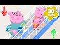Infinite ESCALATOR Ride ️ Peppa Pig Full Episodes 20 Minutes