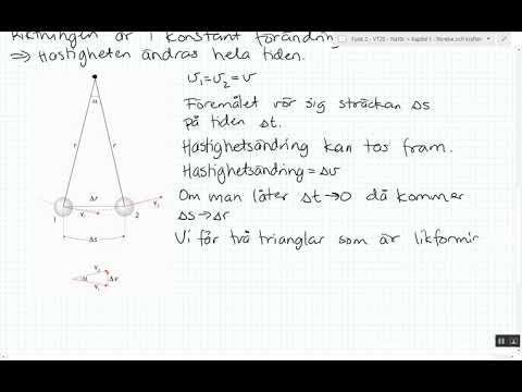 Fysik 2 - Kapitel 1 - Cirkulär centralrörelse