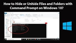 How to hide   unhide files and folders in windows 10 With CMD 2022
