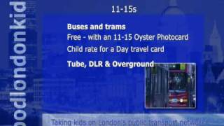 Travelling with Kids on public transport in London - What Ticket?