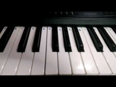HOW TO PLAY TREBLE CLEF AND BASS CLEF || KEYBOARD TUTORIAL || THE CRAZZY KEYBOARD INSAAN
