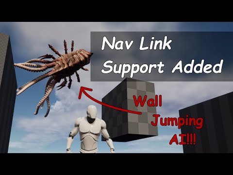 Dynamic Surface Navigation - Nav Link Support Added - UE5 Plugin