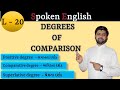 Spoken English | L - 20 | Degrees of comparison એક દમ સરળતાથી સમજો | Vijay Nakiya