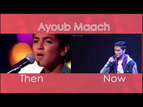 All the winners of the voice kids (Holland) ~ then and now