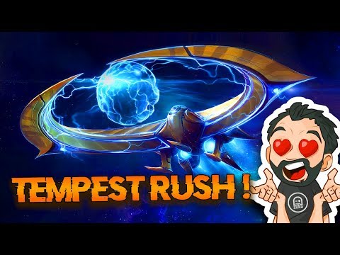 StarCraft 2 - PvZ - My NEW All-in ! Fast TEMPEST into mass Zealot !