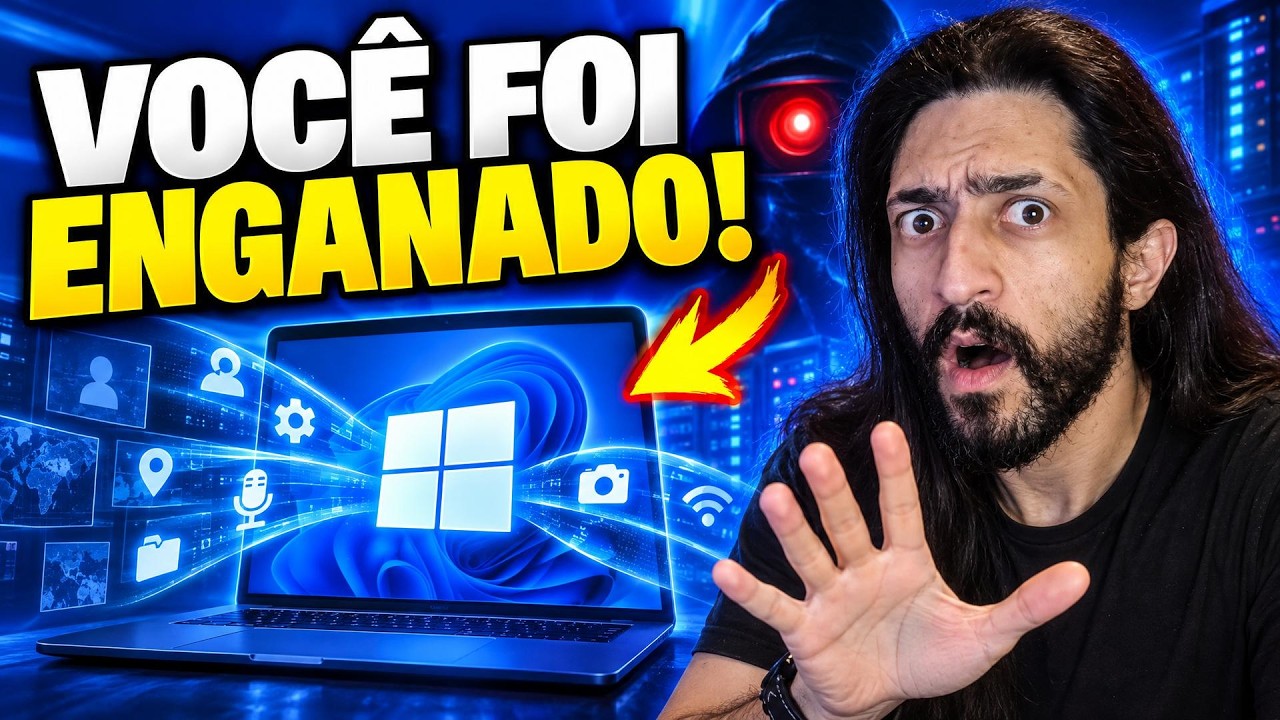 Você Aprendeu ERRADO Sobre a Telemetria do Windows! (E EU POSSO TE PROVAR!)