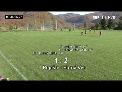 23.10.2022 Repište - Horná Ves 3:3 (1:3) GÓLY