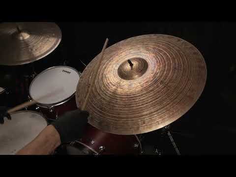 22" Timothy Roberts Tributary 1/2 Turk Ride Cymbal 2328g *Video* image 8