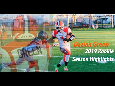 Daziah Green, WR Rookie Highlights 2019