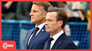 FULL PRESSER: Macron, Kristersson Hold Press Conference After Major €4.3B Warship Deal | AC15