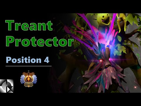Treant Protector 4 Support - Immortal Gameplay #8 | 7.27d